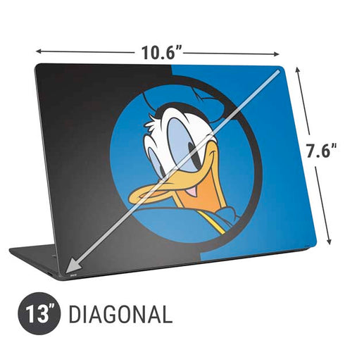 Disney Friends Donald Duck Universal Laptop 13in (10.6 x 7.6in) Skin