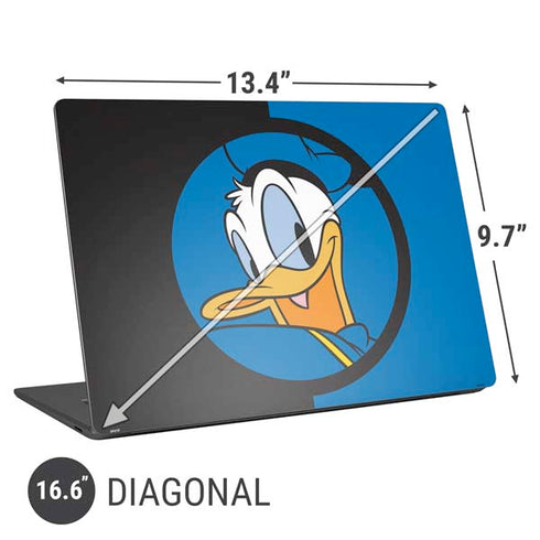 Disney Friends Donald Duck Universal Laptop 16.6in (13.4 x 9.7in) Skin