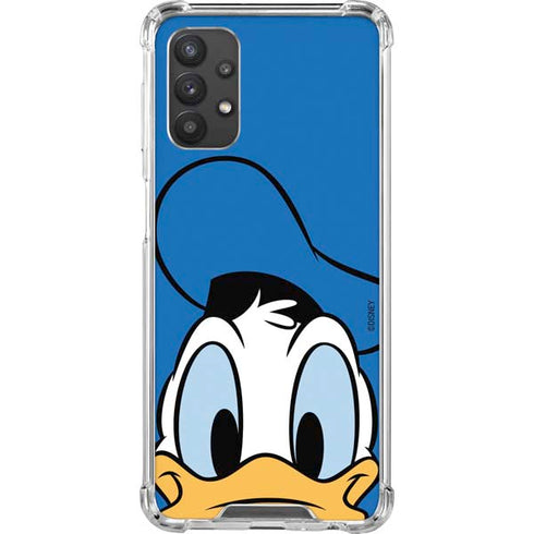 Disney Friends Donald Duck Up Close Galaxy A32 5G Clear Case