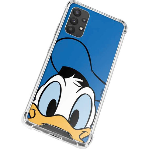 Disney Friends Donald Duck Up Close Galaxy A32 5G Clear Case