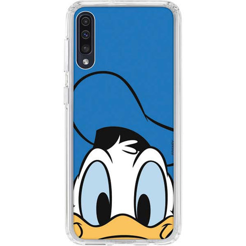Disney Friends Donald Duck Up Close Galaxy A50 Clear Case