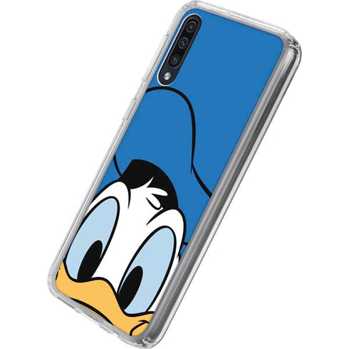 Disney Friends Donald Duck Up Close Galaxy A50 Clear Case