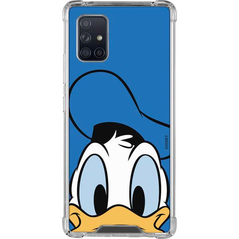 Disney Friends Donald Duck Up Close Galaxy A71 5G Clear Case