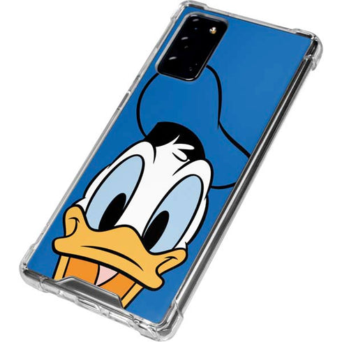 Disney Friends Donald Duck Up Close Galaxy Note20 5G Clear Case