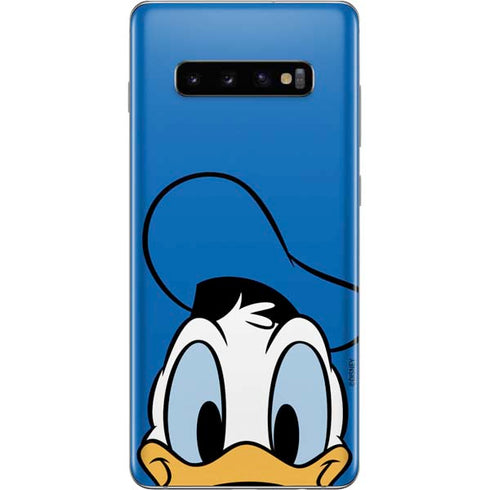 Disney Friends Donald Duck Up Close Galaxy S10 Plus Skin