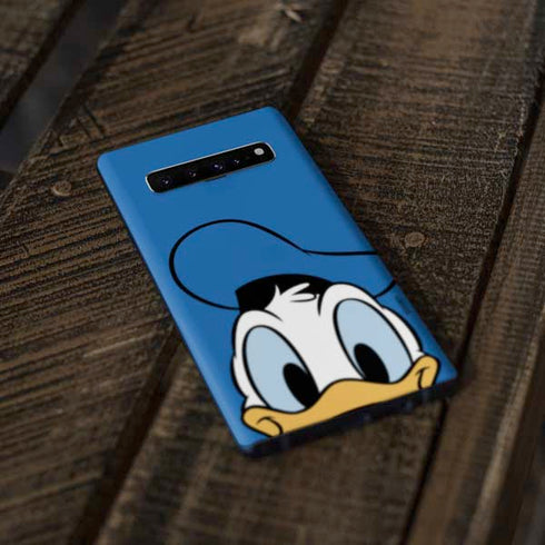 Disney Friends Donald Duck Up Close Galaxy S10 Skin