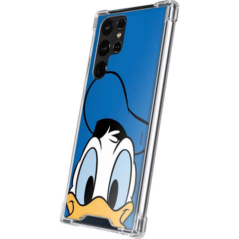 Disney Friends Donald Duck Up Close Galaxy S22 Ultra Clear Case