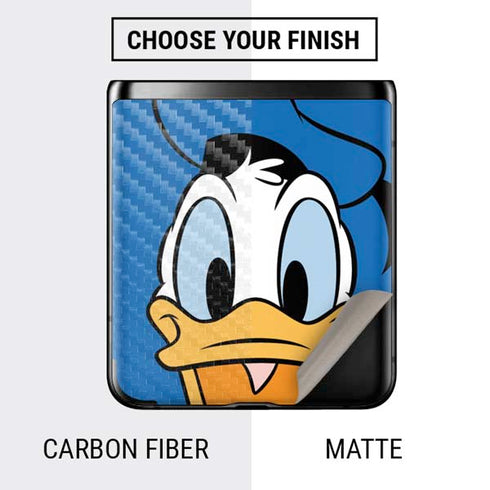Disney Friends Donald Duck Up Close Galaxy Z Flip Skin
