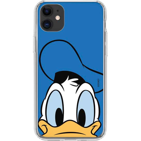 Disney Friends Donald Duck Up Close iPhone 11 Clear Case