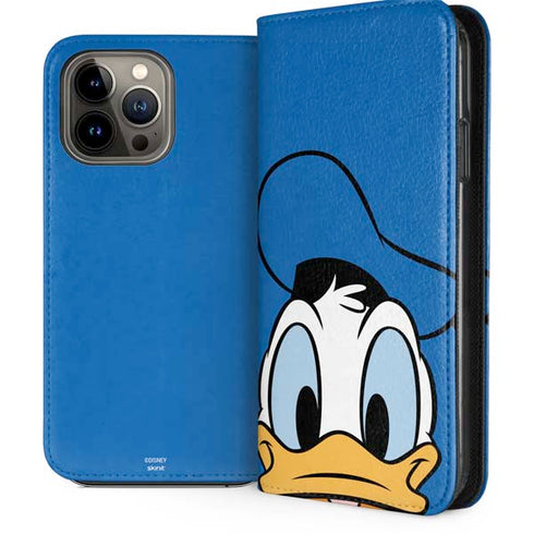 Disney Friends Donald Duck Up Close iPhone 13 Pro Max Folio Case