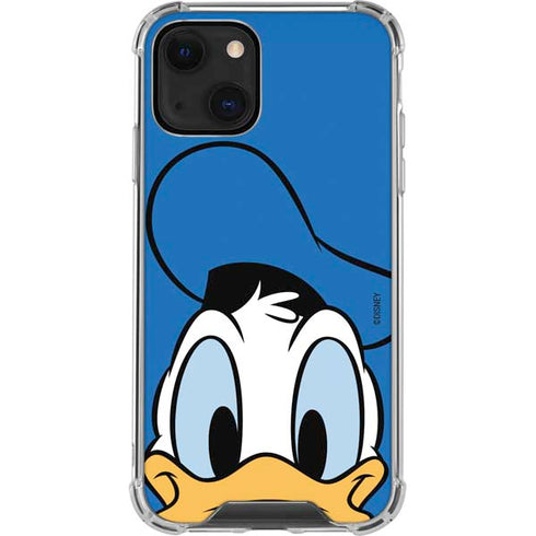 Disney Friends Donald Duck Up Close iPhone 14 Plus Clear Case