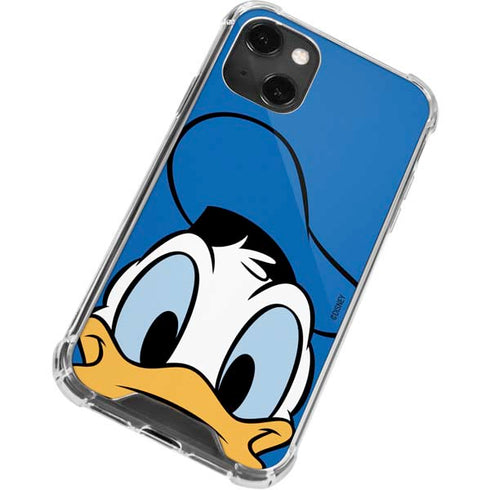 Disney Friends Donald Duck Up Close iPhone 14 Plus Clear Case