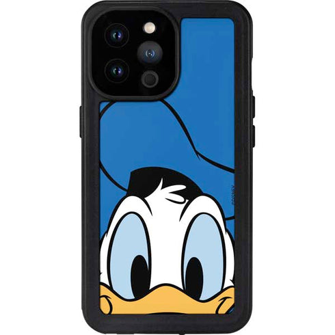 Disney Friends Donald Duck Up Close iPhone 14 Pro Max Waterproof Case