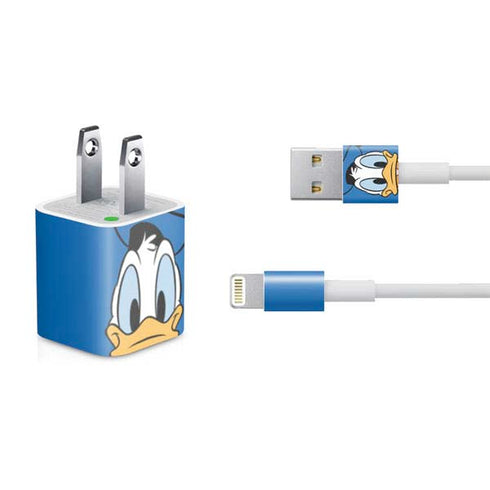 Disney Friends Donald Duck Up Close iPhone Charger (5W USB) Skin
