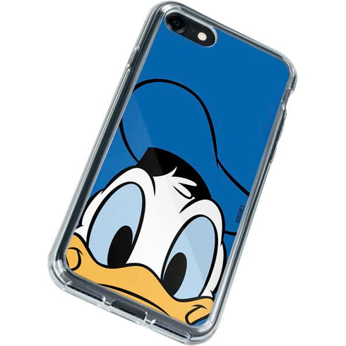 Disney Friends Donald Duck Up Close iPhone SE (2nd & 3rd Gen) Clear Case
