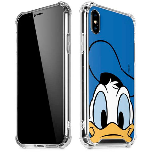 Disney Friends Donald Duck Up Close iPhone XS Max Clear Case