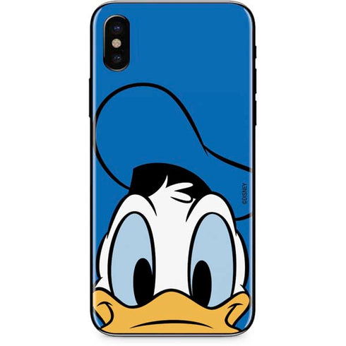 Disney Friends Donald Duck Up Close iPhone XS Skin