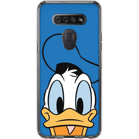 Disney Friends Donald Duck Up Close LG K51/Q51 Clear Case