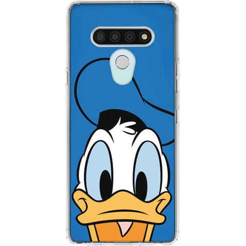 Disney Friends Donald Duck Up Close LG Stylo 6 Clear Case