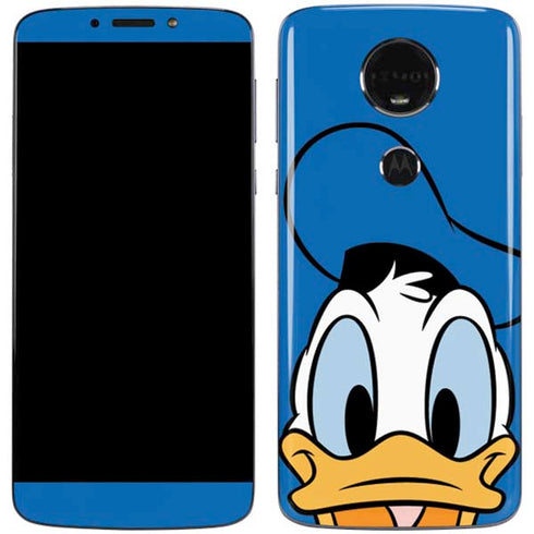 Disney Friends Donald Duck Up Close Moto E5 Plus Skin