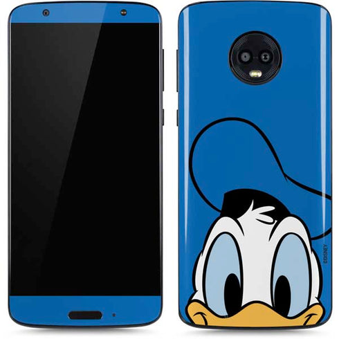 Disney Friends Donald Duck Up Close Moto G6 Skin