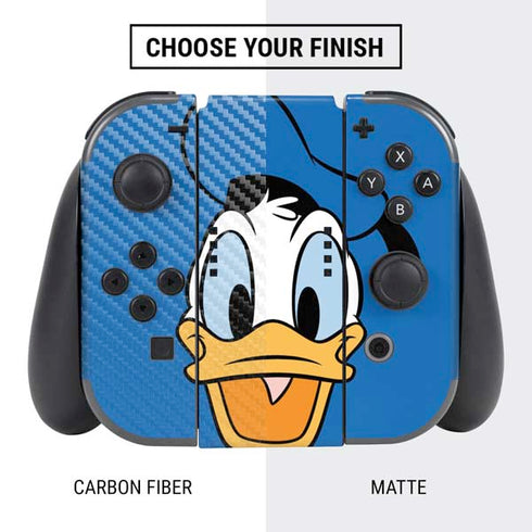 Disney Friends Donald Duck Up Close Nintendo Switch Bundle Skin