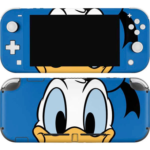 Disney Friends Donald Duck Up Close Nintendo Switch Lite Skin