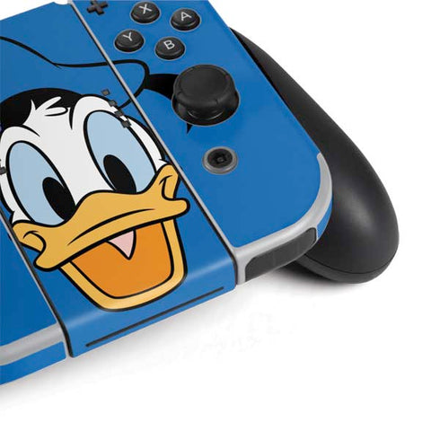 Disney Friends Donald Duck Up Close Nintendo Switch OLED (2021) Skin