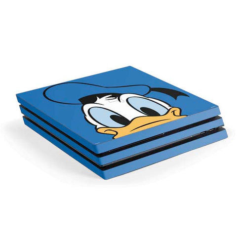 Disney Friends Donald Duck Up Close PS4 Pro Console Skin
