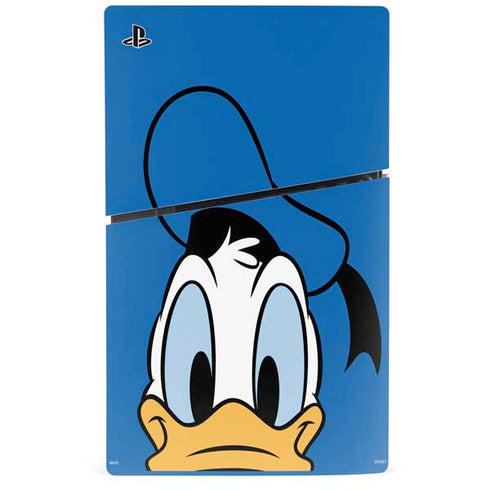 Disney Friends Donald Duck Up Close PS5 Slim Disk Bundle Skin