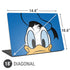 Disney Friends Donald Duck Up Close Universal Laptop 18in (14.6 x 10.6in) Skin