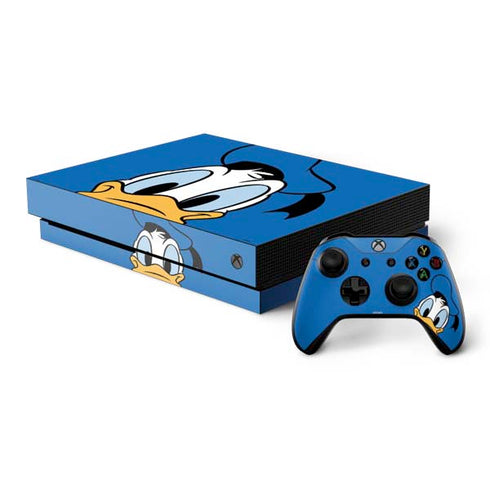 Disney Friends Donald Duck Up Close Xbox One X Bundle Skin
