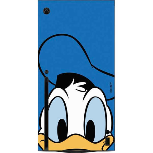 Disney Friends Donald Duck Up Close Xbox Series X Console Skin