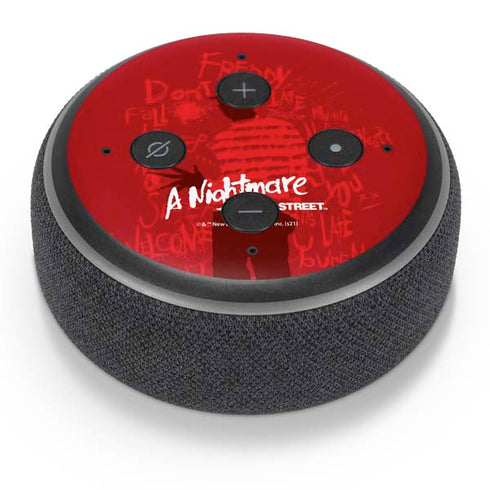 Nightmare on Elm Street Dont Fall Asleep Amazon Echo Dot Skin