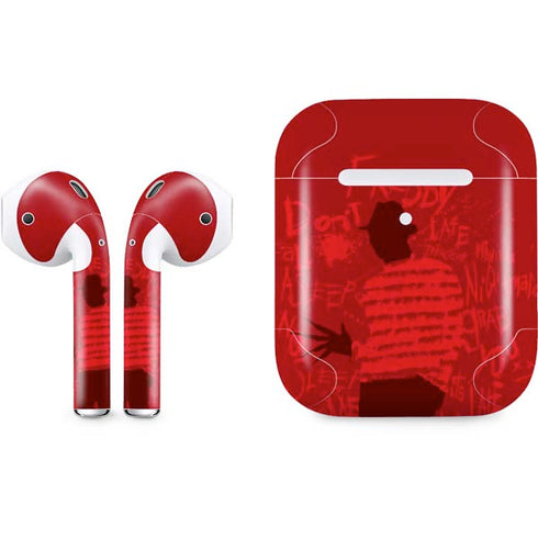 Nightmare on Elm Street Dont Fall Asleep Apple AirPods 2 Skin