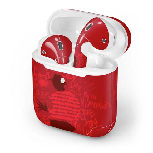 Nightmare on Elm Street Dont Fall Asleep Apple AirPods 2 Skin