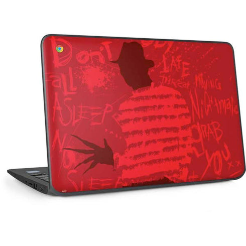 Nightmare on Elm Street Dont Fall Asleep HP Chromebook Skin