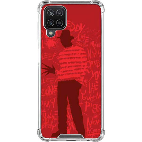 Nightmare on Elm Street Dont Fall Asleep Galaxy A12 Clear Case