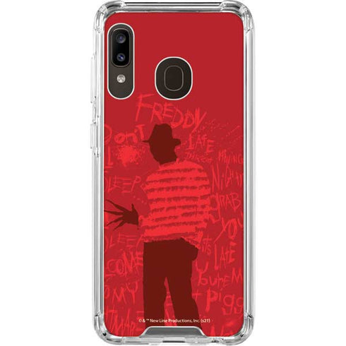 Nightmare on Elm Street Dont Fall Asleep Galaxy A30 Clear Case