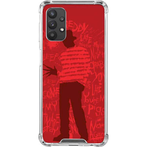 Nightmare on Elm Street Dont Fall Asleep Galaxy A32 5G Clear Case