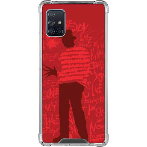 Nightmare on Elm Street Dont Fall Asleep Galaxy A51 5G Clear Case