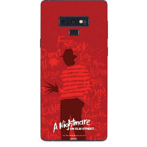 Nightmare on Elm Street Dont Fall Asleep Galaxy Note 9 Skin