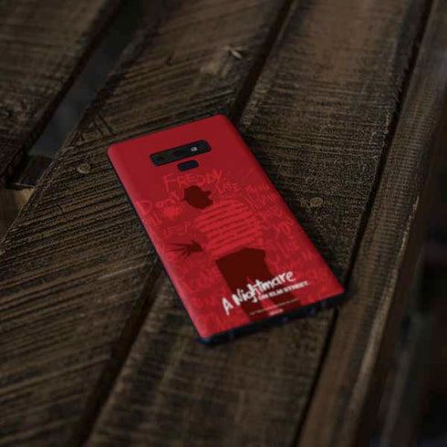 Nightmare on Elm Street Dont Fall Asleep Galaxy Note 9 Skin
