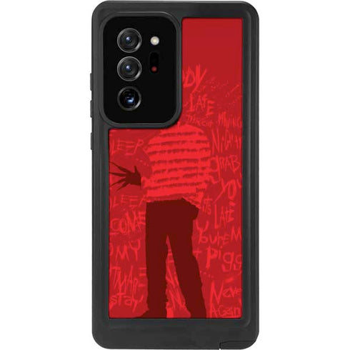 Nightmare on Elm Street Dont Fall Asleep Galaxy Note20 Ultra 5G Waterproof Case