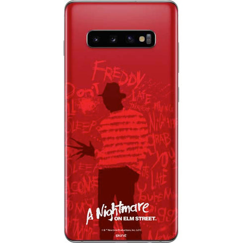 Nightmare on Elm Street Dont Fall Asleep Galaxy S10 Plus Skin