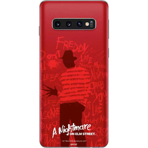 Nightmare on Elm Street Dont Fall Asleep Galaxy S10 Skin