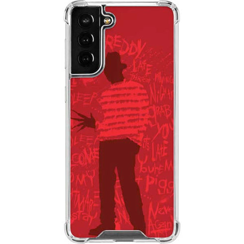Nightmare on Elm Street Dont Fall Asleep Galaxy S21 FE Clear Case