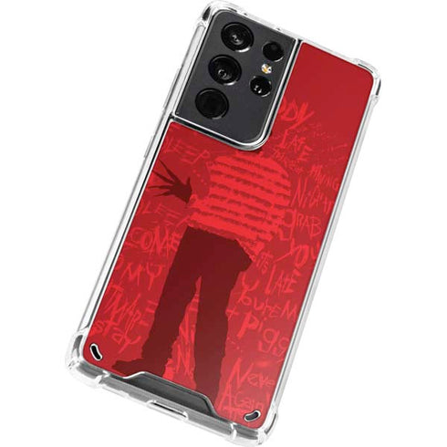 Nightmare on Elm Street Dont Fall Asleep Galaxy S21 Ultra 5G Clear Case