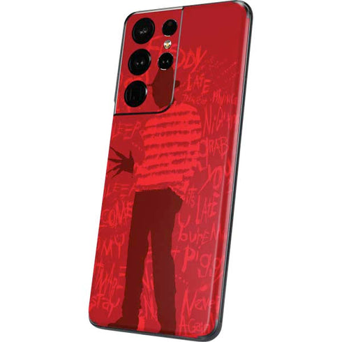 Nightmare on Elm Street Dont Fall Asleep Galaxy S21 Ultra 5G Skin