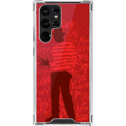 Nightmare on Elm Street Dont Fall Asleep Galaxy S22 Ultra Clear Case
